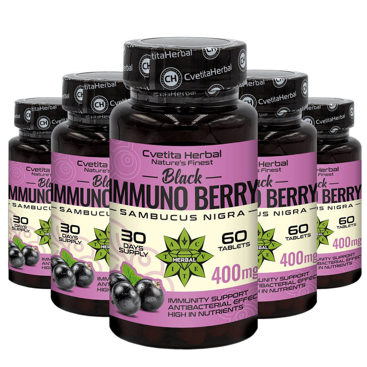 Extract de Soc Negru - Black Immuno Berry (60 tablete)