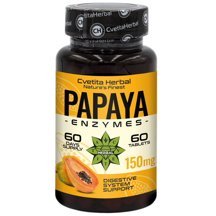 Enzime de Papaya (60 tablete x 150 mg)