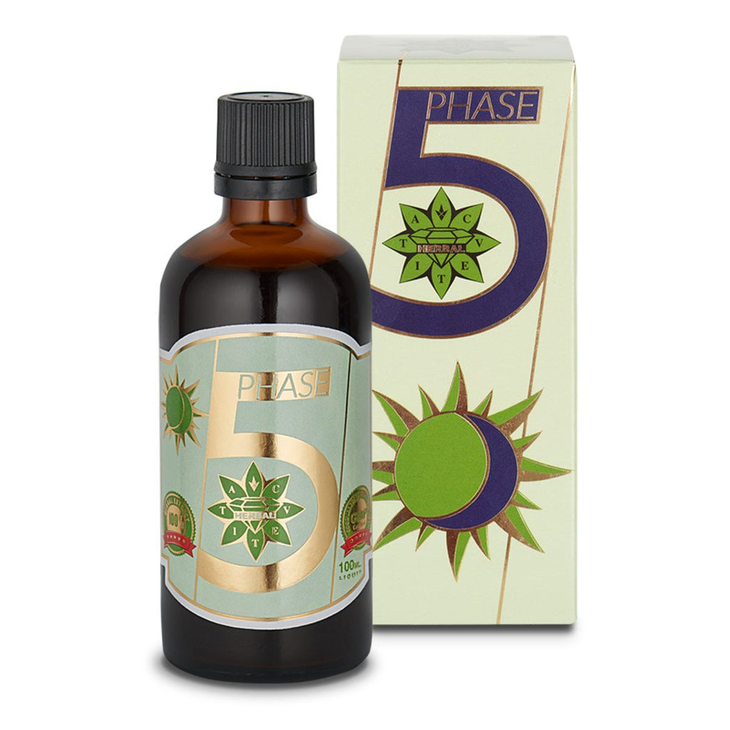 Extract de Mentă, Păducel, Valeriană - Phase 5 (100 ml)