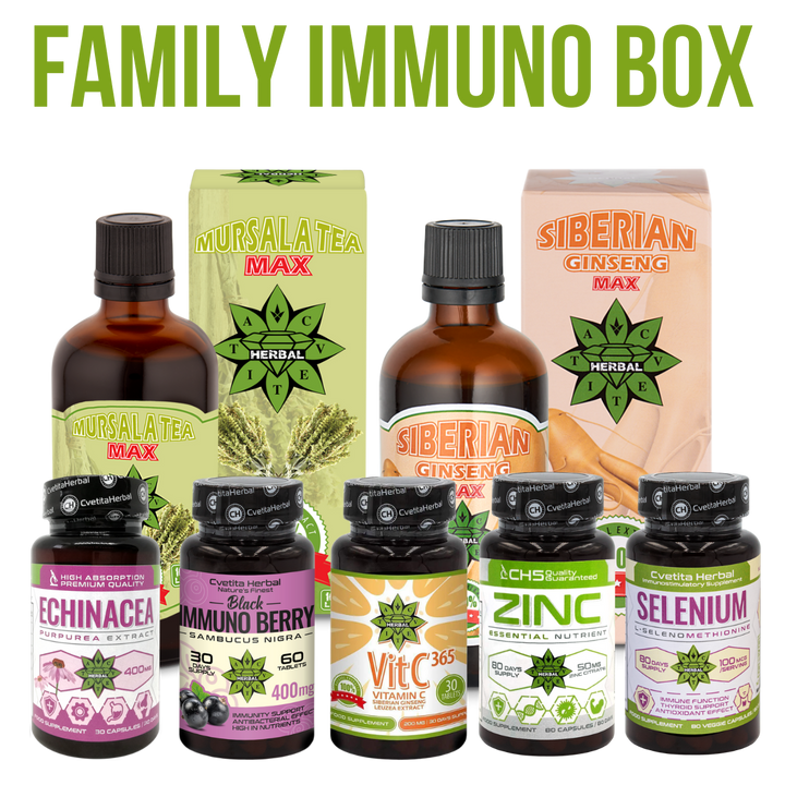 FAMILY IMMUNO BOX - Cutie de sănătate pentru întreaga familie