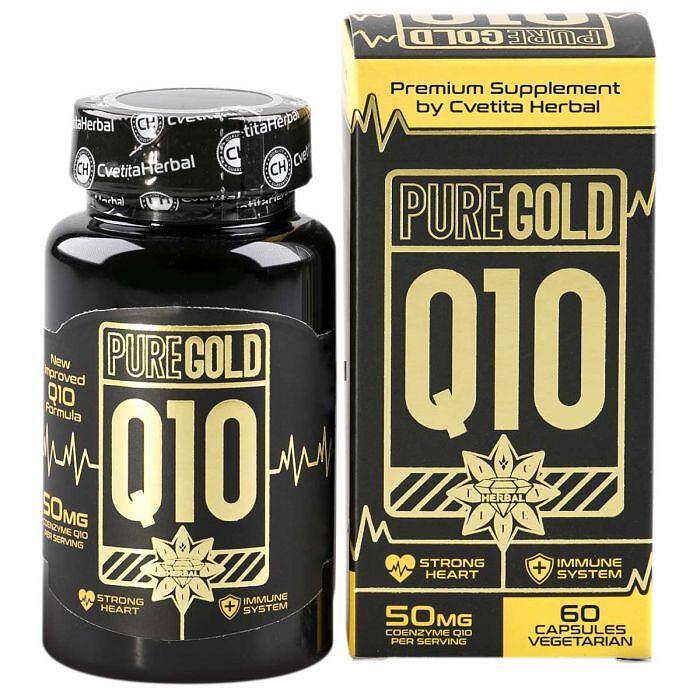 Coenzima Q10 Vegetariană – Pure Gold Q10 (60 capsule)