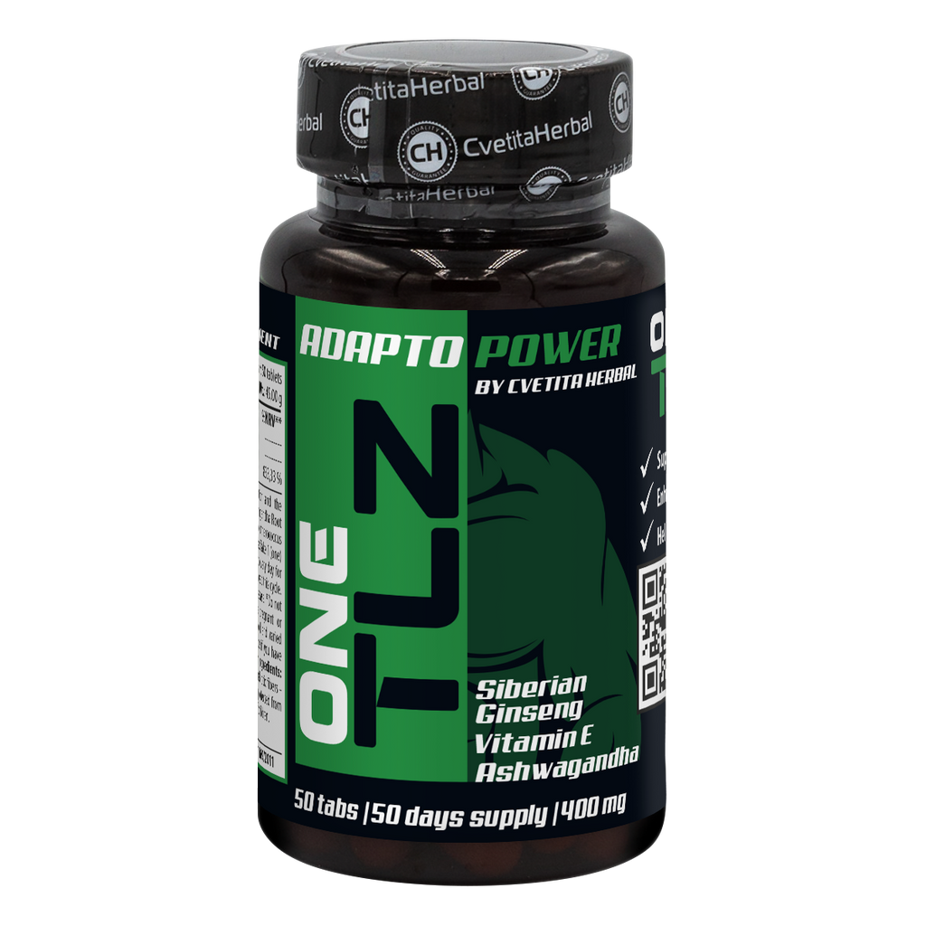 TLZ Adapto Power - Ginseng Siberian, Ashwagandha, Vitamina E (50 tablete)