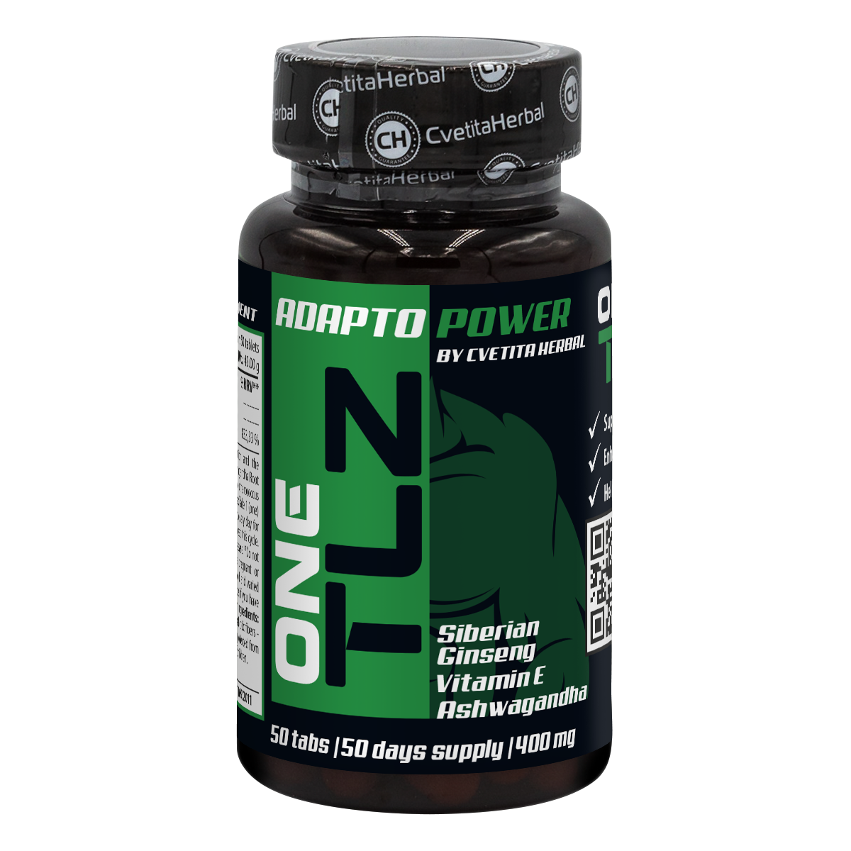 TLZ Adapto Power - Ginseng Siberian, Ashwagandha, Vitamina E (50 tablete)