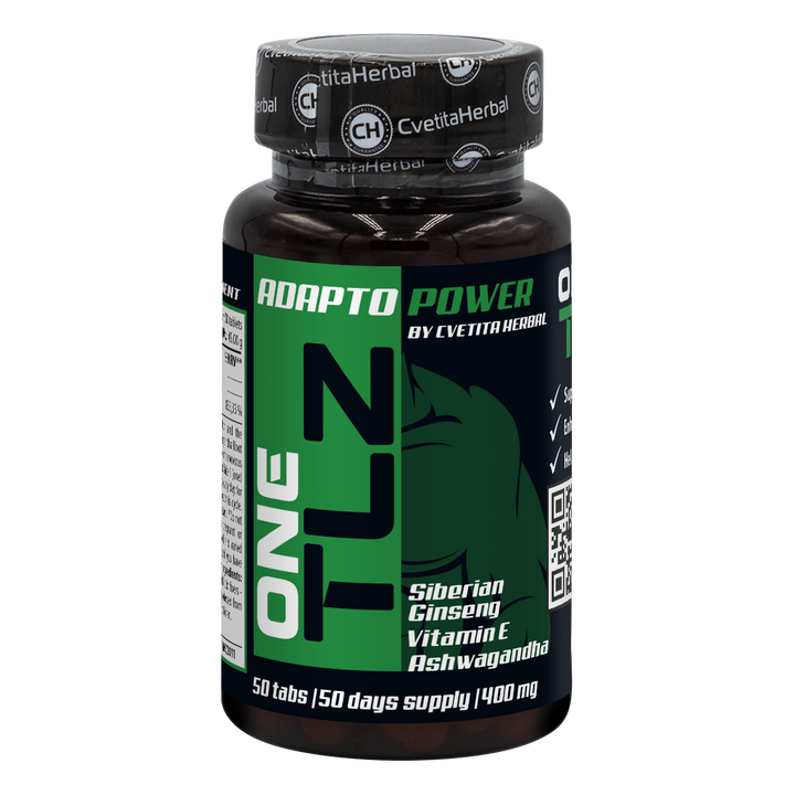 TLZ Adapto Power - Ginseng Siberian, Ashwagandha, Vitamina E (50 tablete)