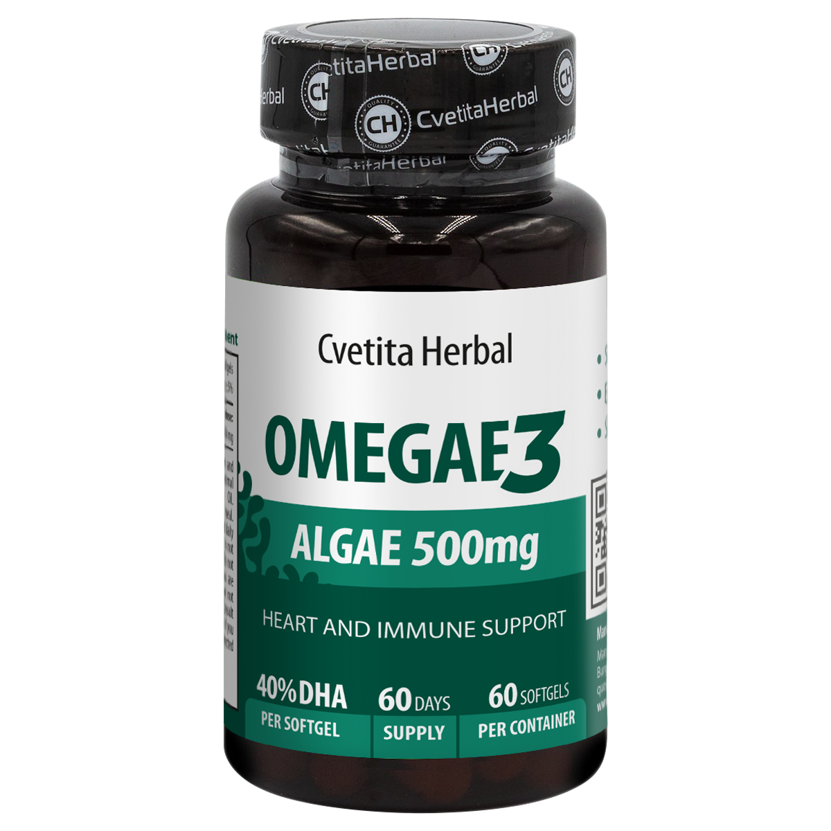 Omega 3 Alge Capsule Moi - Omegae3 (60 / 40 capsule)