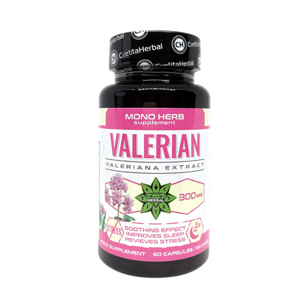 Extract de Valeriană – Valeriană (60 capsule x 300 mg)