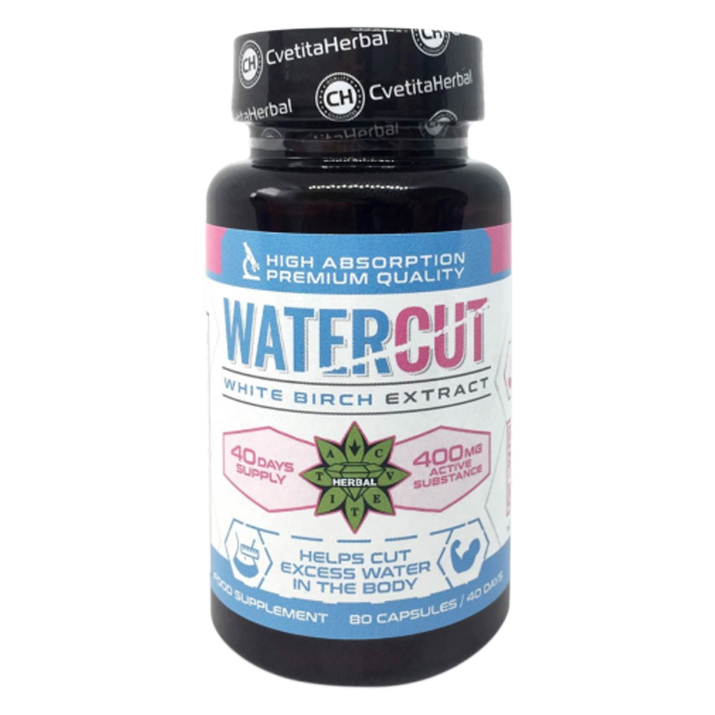 PACHET COMBO: Ceai Verde cu Cacao 100ml + Water Cut (Extract de Mesteacăn Alb) 80 capsule