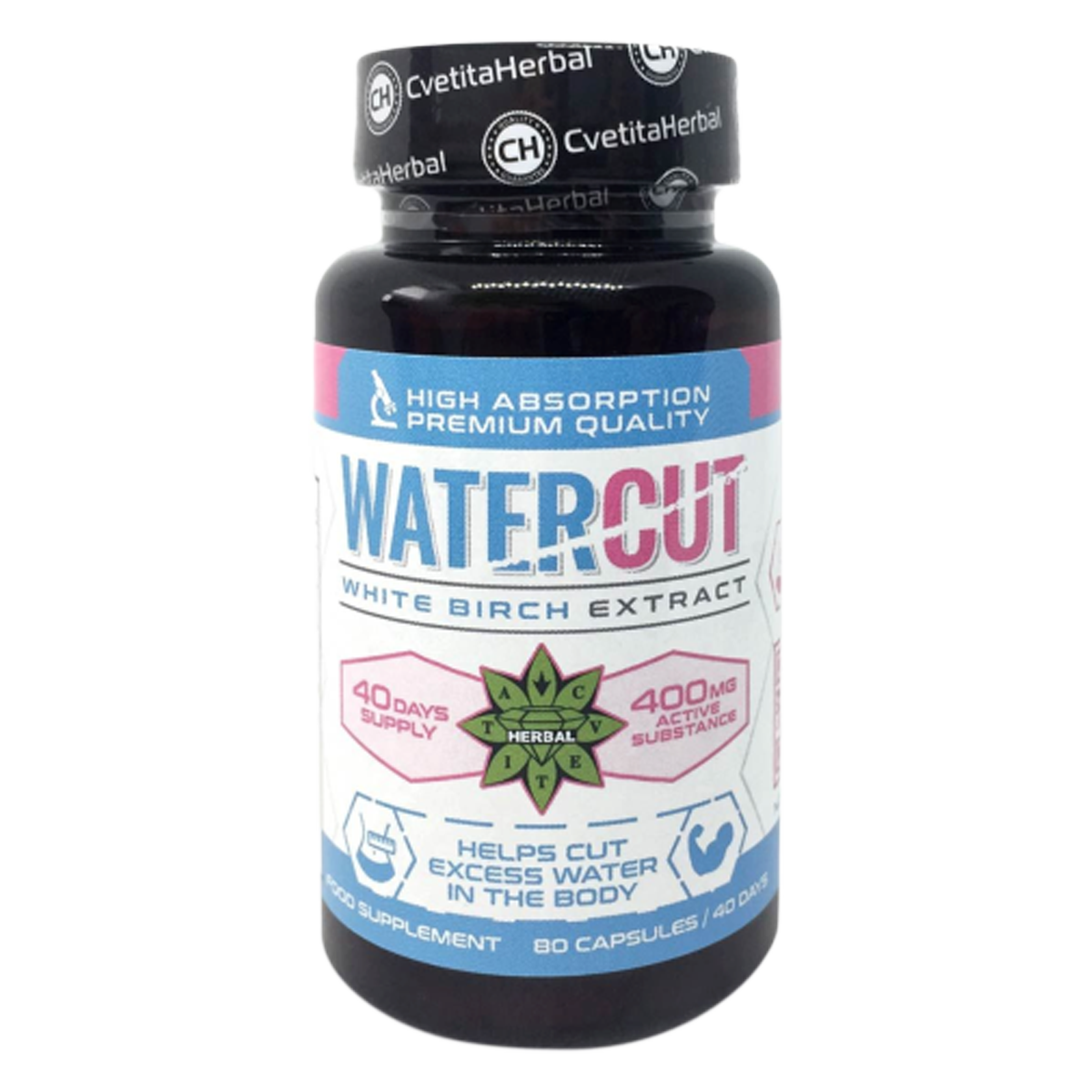 PACHET COMBO: Ceai Verde cu Cacao 100ml + Water Cut (Extract de Mesteacăn Alb) 80 capsule